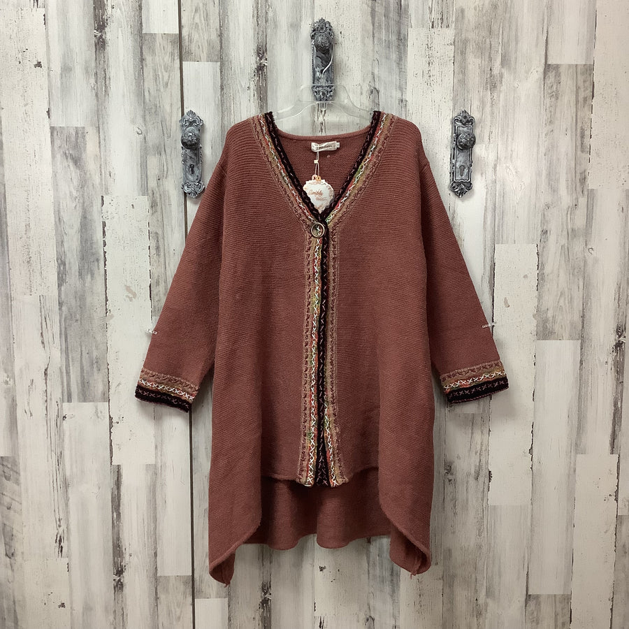 Simply Couture Size 2XL Boho Knit Duster Length Shrug