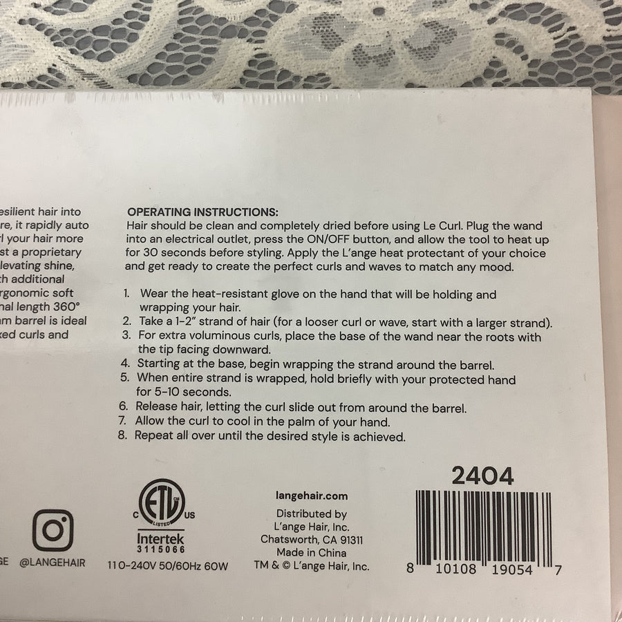 L'ange Le Curl 32MM Titanium Hair Curling Wand