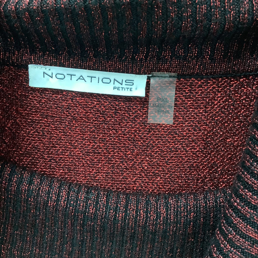 Notations Size XL P Curvy Pullovers