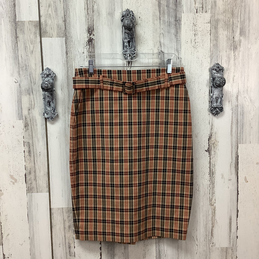 Ann Taylor Size 6 Womens Plaid Pencil Skirt