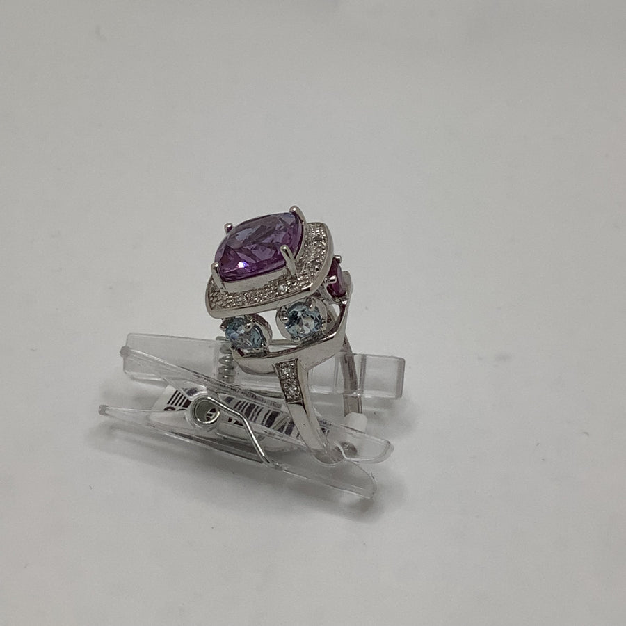 Handset Amethyst Size 8 Rings