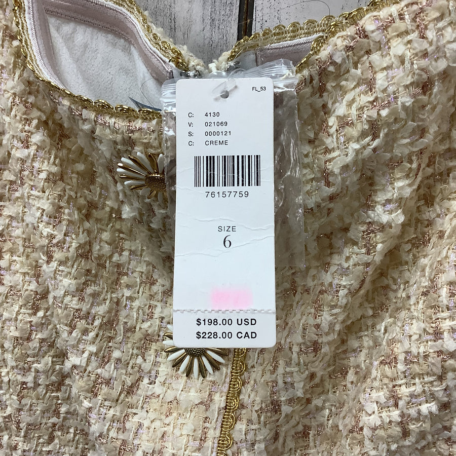 Eva Franco Size 6 Woven Shimmer Dress