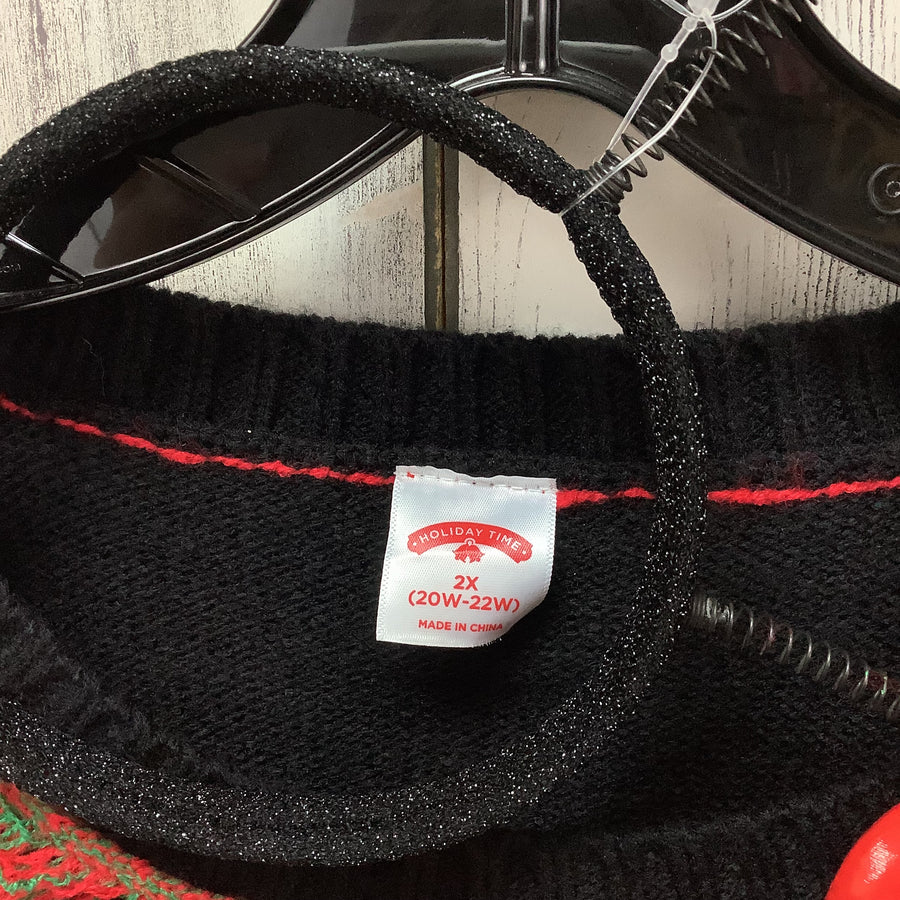 Holiday Time Size 2X Feliz Navidad Ugly Christmas Sweater