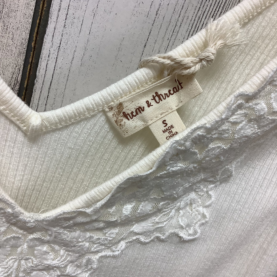 Hem & Thread Size Small Tanks & Camis