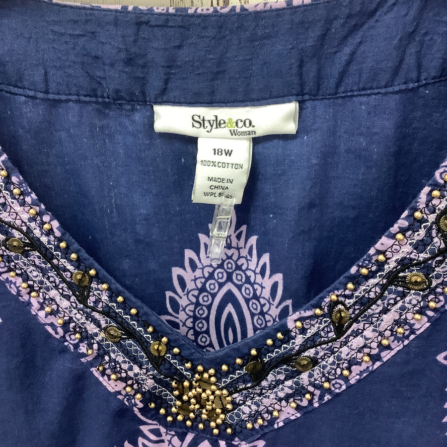 Style & Co Size 1X Curvy Tunics
