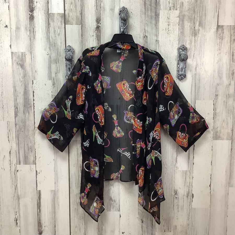 Slinky Size 2X Quirky Boho Print Shrug