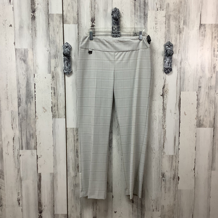 Lisette Size 10 Megan Plaid Ankle Trouser