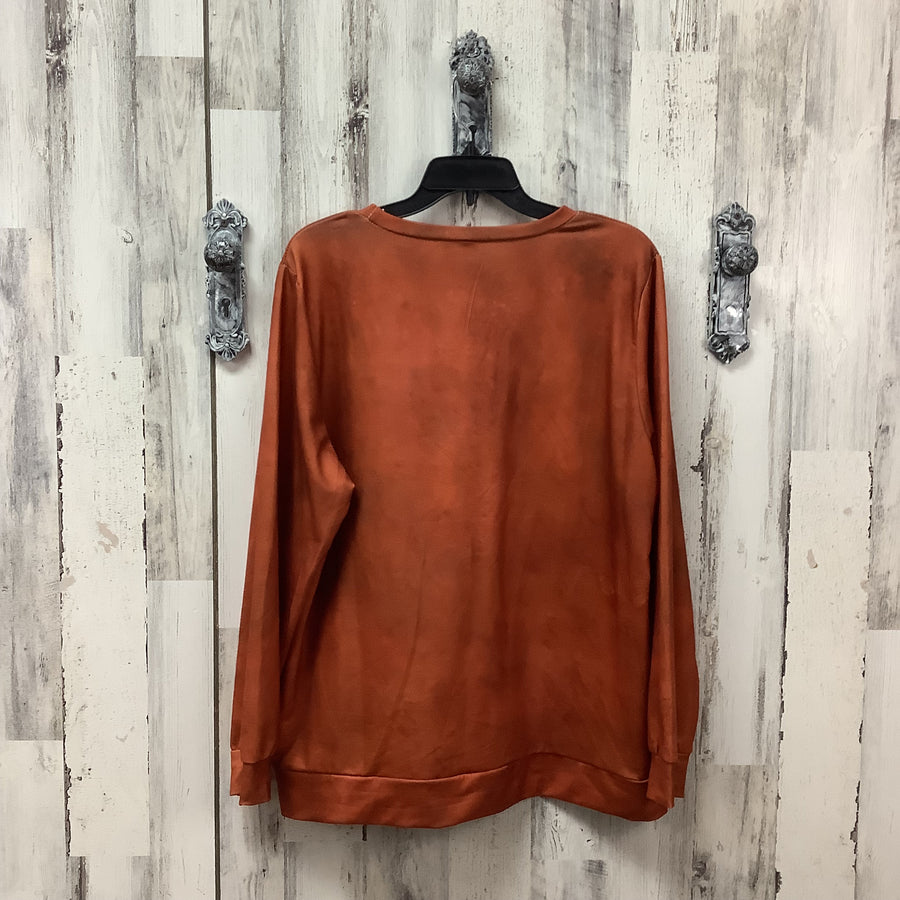 Size 1X Fall Floral Long Sleeve Shirt