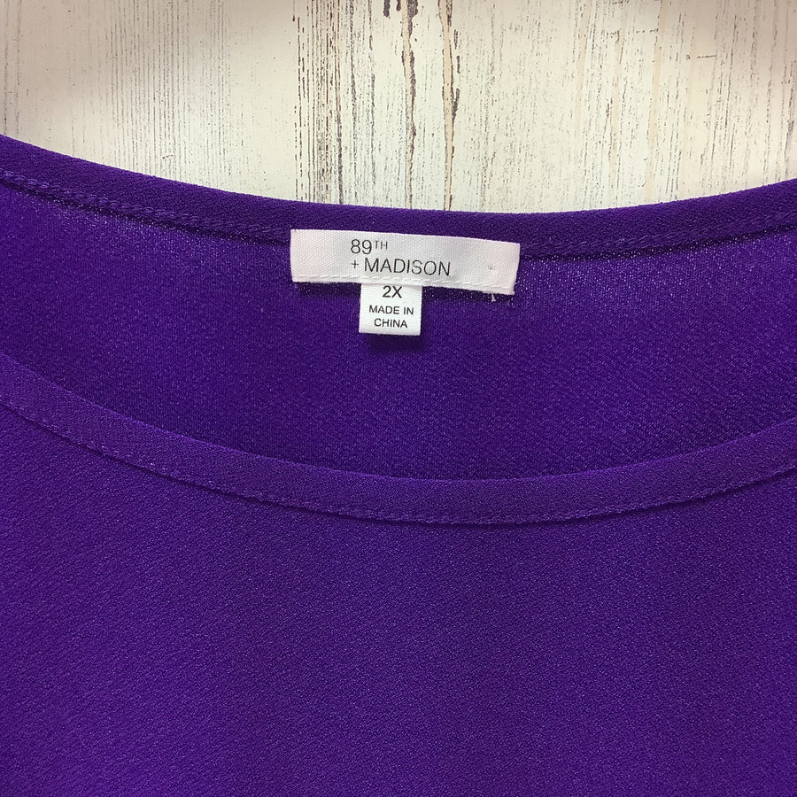 89th & madison Size 2X Curvy Shirts & Blouses