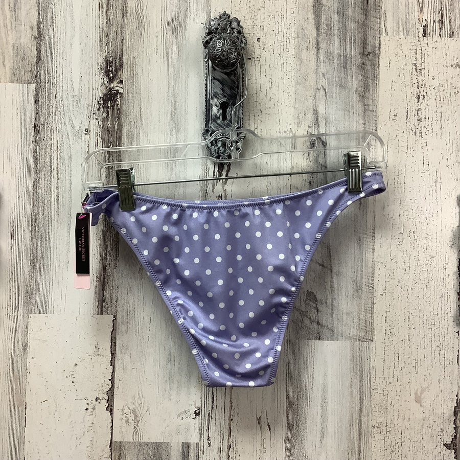 Victoria's Secret Size M Purple Polka Dot Women's Bathing Suit Bikini Bottoms