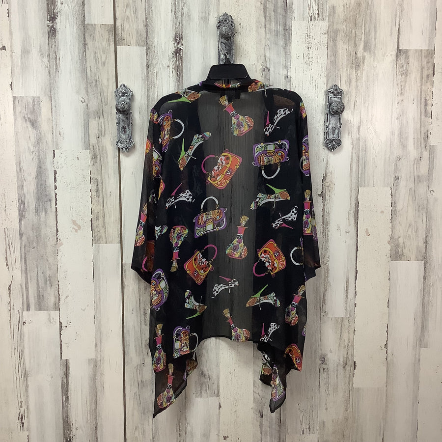 Slinky Size 2X Quirky Boho Print Shrug