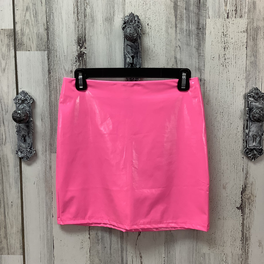 Size 2 Light Faux Leather Pink Junior Skirts