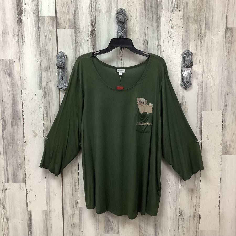 Avenue Size 26/28 Pawesome Pug Shirt