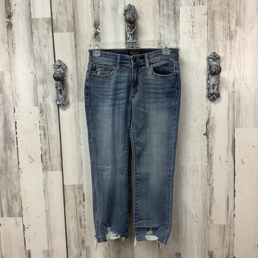 Judy Blue Size 1 Junior  Boyfriend Capris