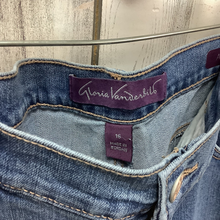 Gloria Vanderbilt Size 16 Curvy Jeans