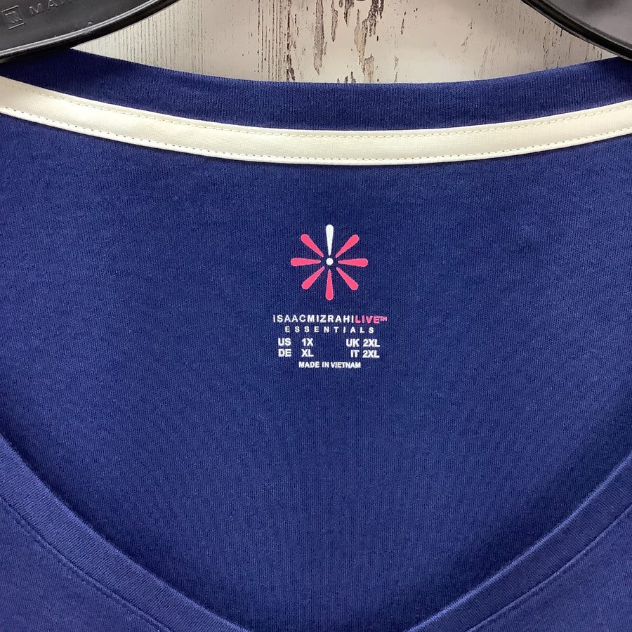 Isaac Mizrahi Size 1X Curvy Shirts & Blouses