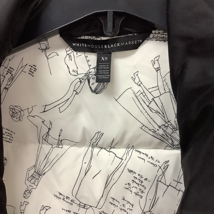 White House Black Market Size XS Black Coat