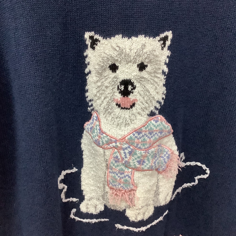 Alfred dunner Size XL Dog Themed Winter Pullover