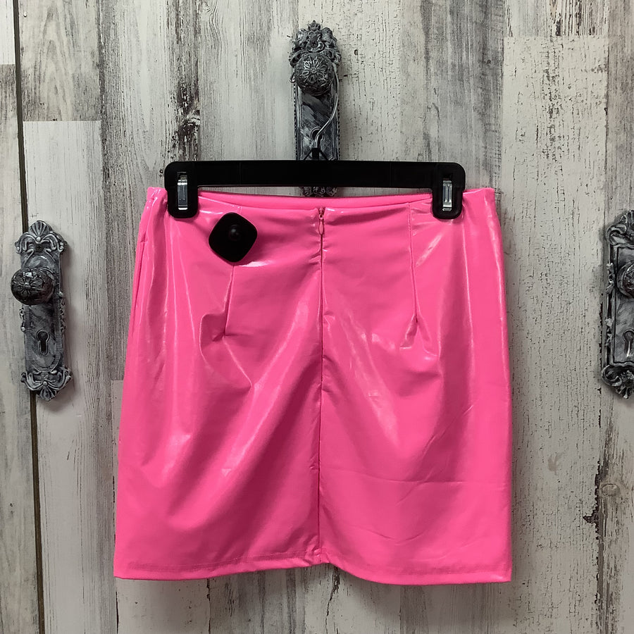 Size 2 Light Faux Leather Pink Junior Skirts
