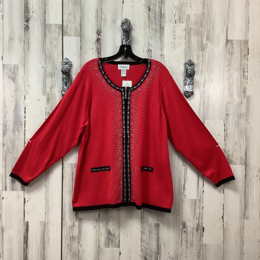 C.D. Daniels Size 1X Curvy Cardigans