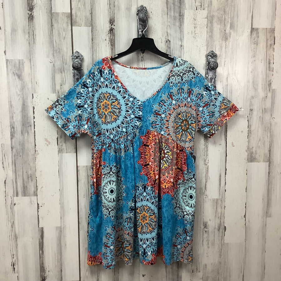 Size XXL Casual Colorful Boho Dress