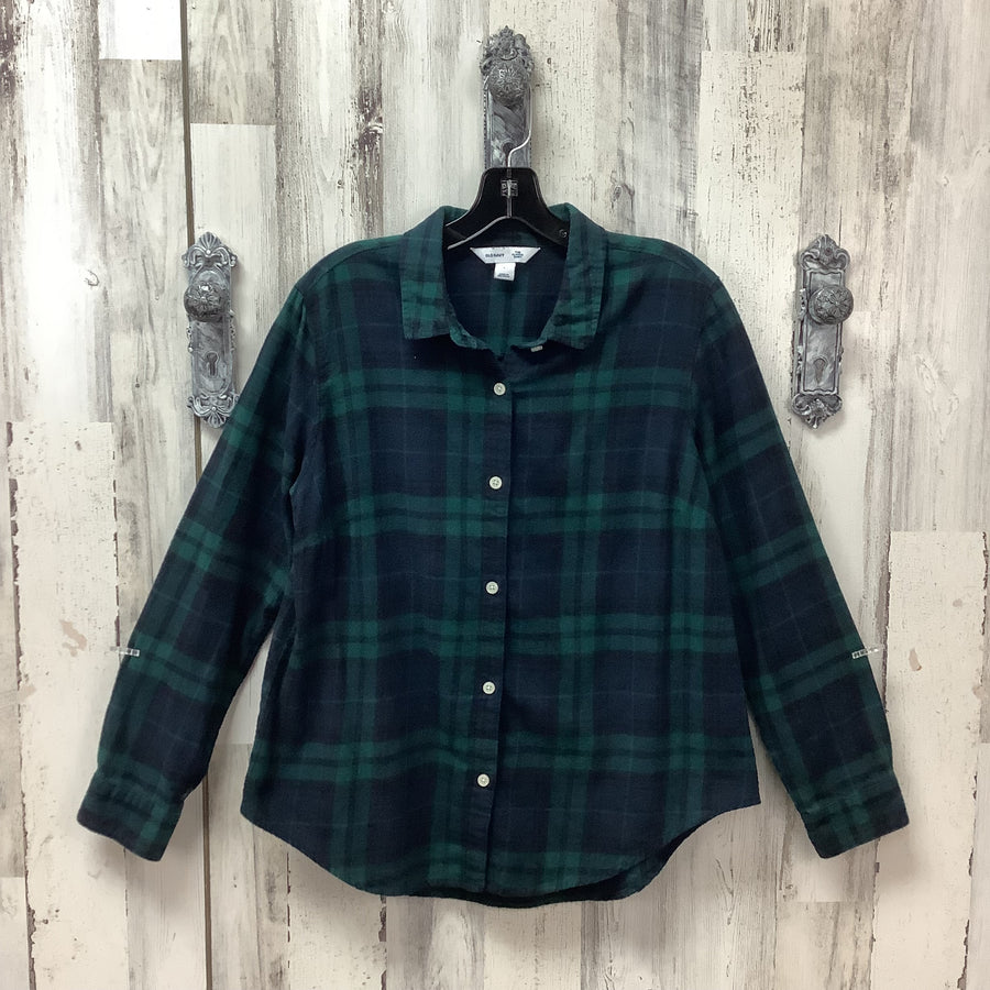 Old Navy size Large navy & green