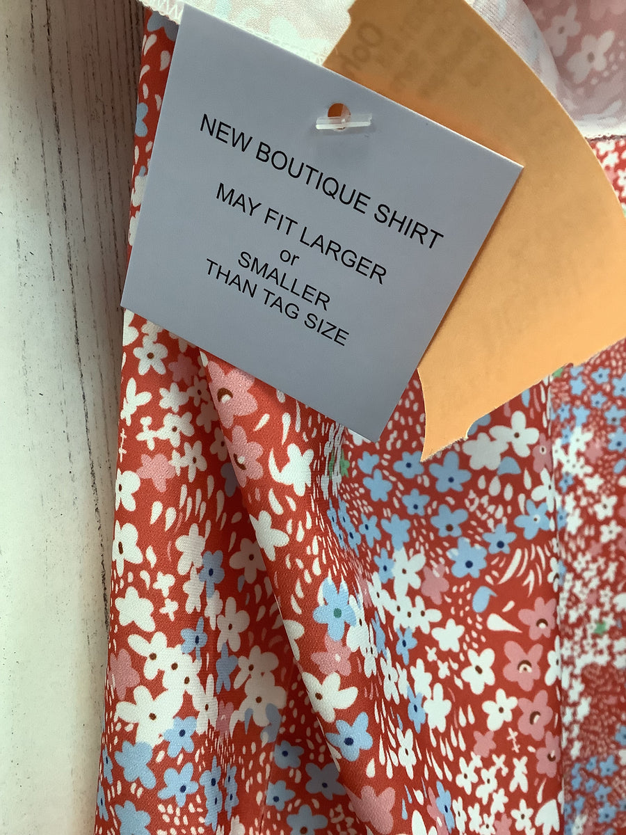 Boutique Size 1X Curvy Shirts & Blouses