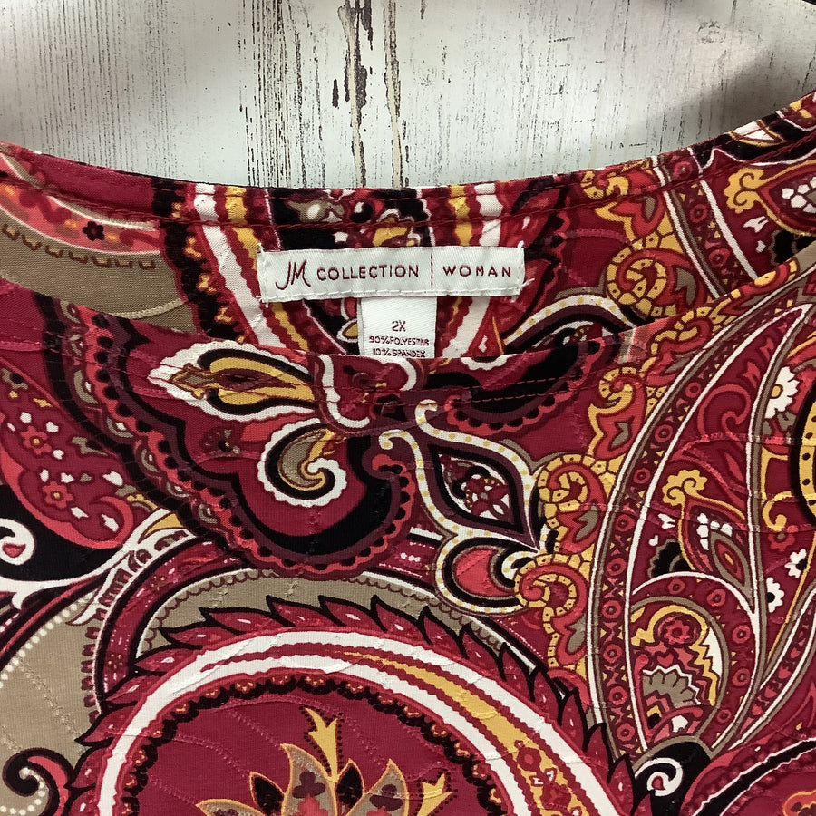 JM Collection Size 2X Curvy Shirts & Blouses