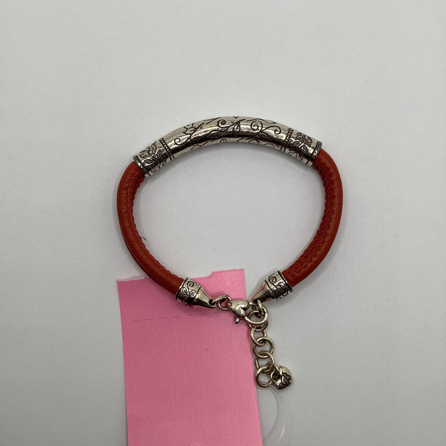 Brighton Red Leather Bracelet