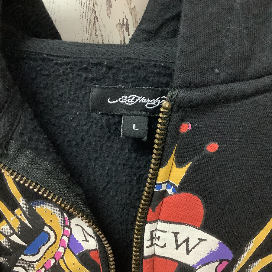 Ed Hardy Size Large Junior Sweatshirt & Hoodies