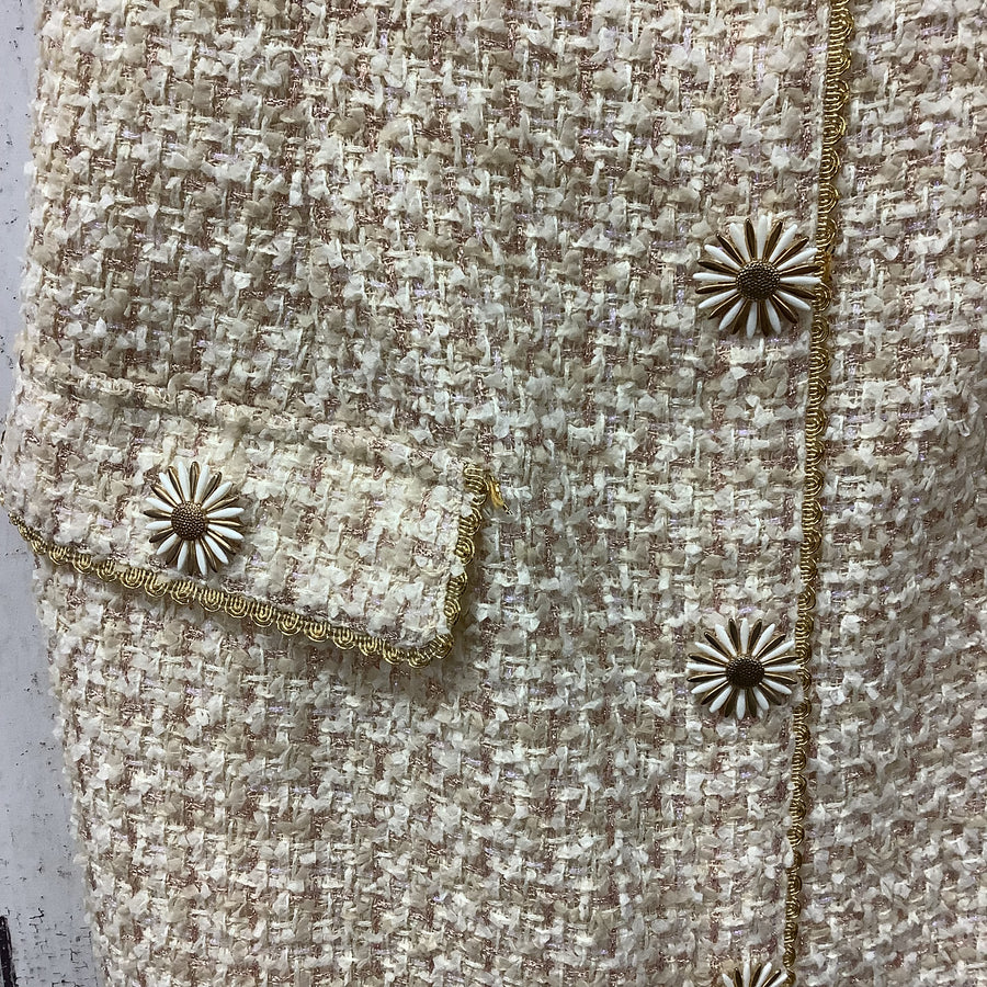 Eva Franco Size 6 Woven Shimmer Dress