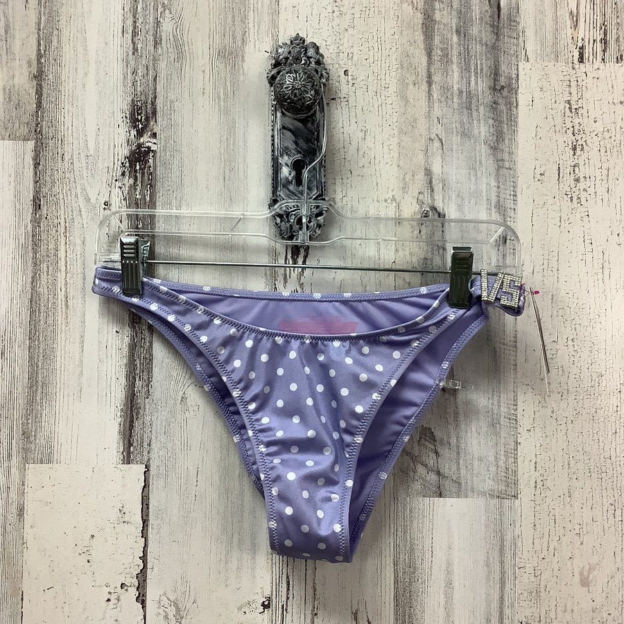 Victoria's Secret Size M Purple Polka Dot Women's Bathing Suit Bikini Bottoms