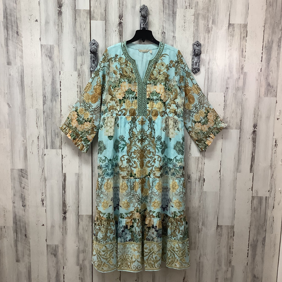 Soft Surroundings Size XL Boho Peasant Maxi Dress