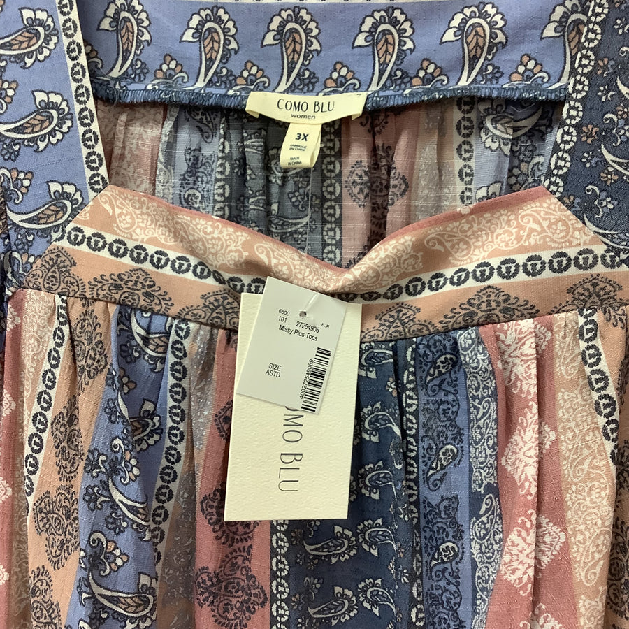 Como Blu Size 3x Curvy Shirts & Blouses