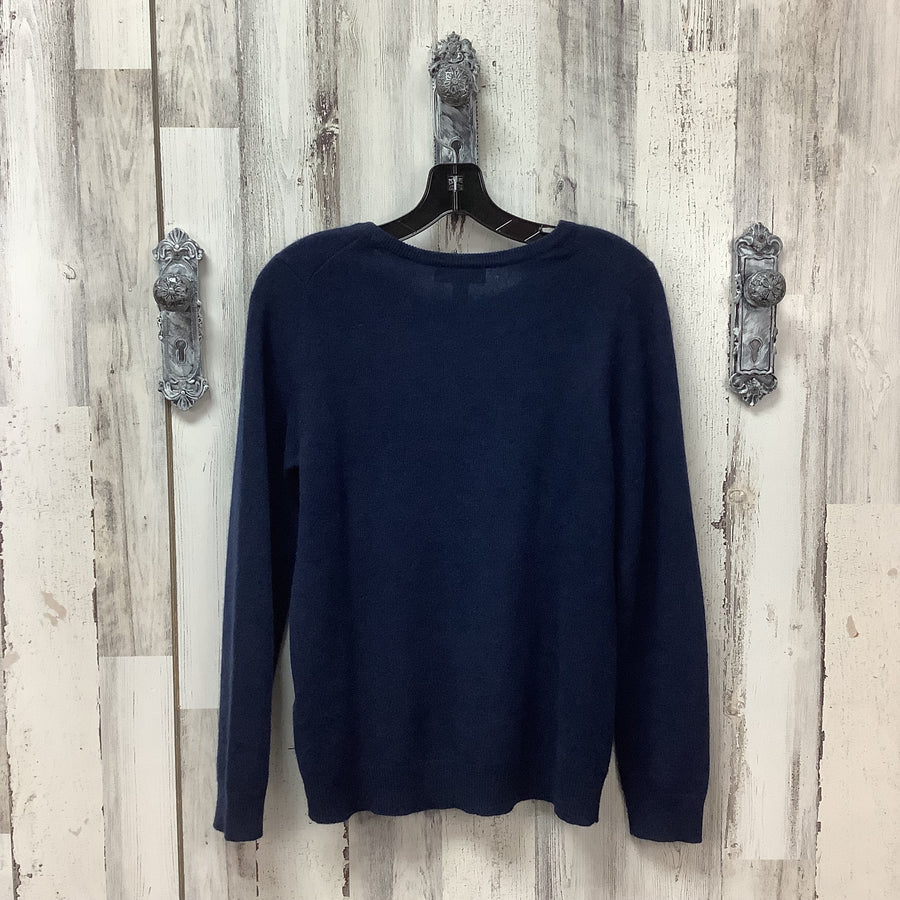 Charter Club Size Small Navy Cashmere Pullover