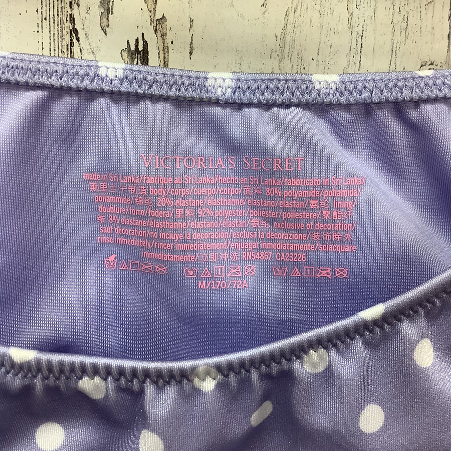 Victoria's Secret Size M Purple Polka Dot Women's Bathing Suit Bikini Bottoms