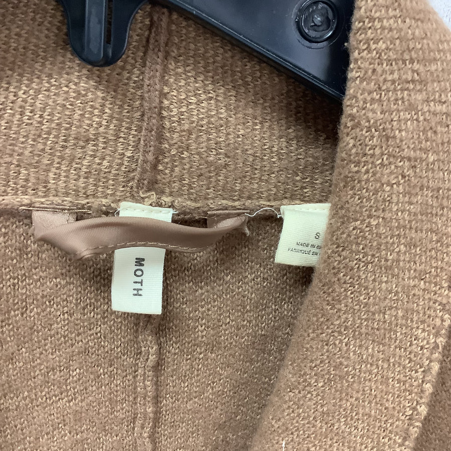 MOTH Anthropologie Size Sm Heavy Duster Shrug