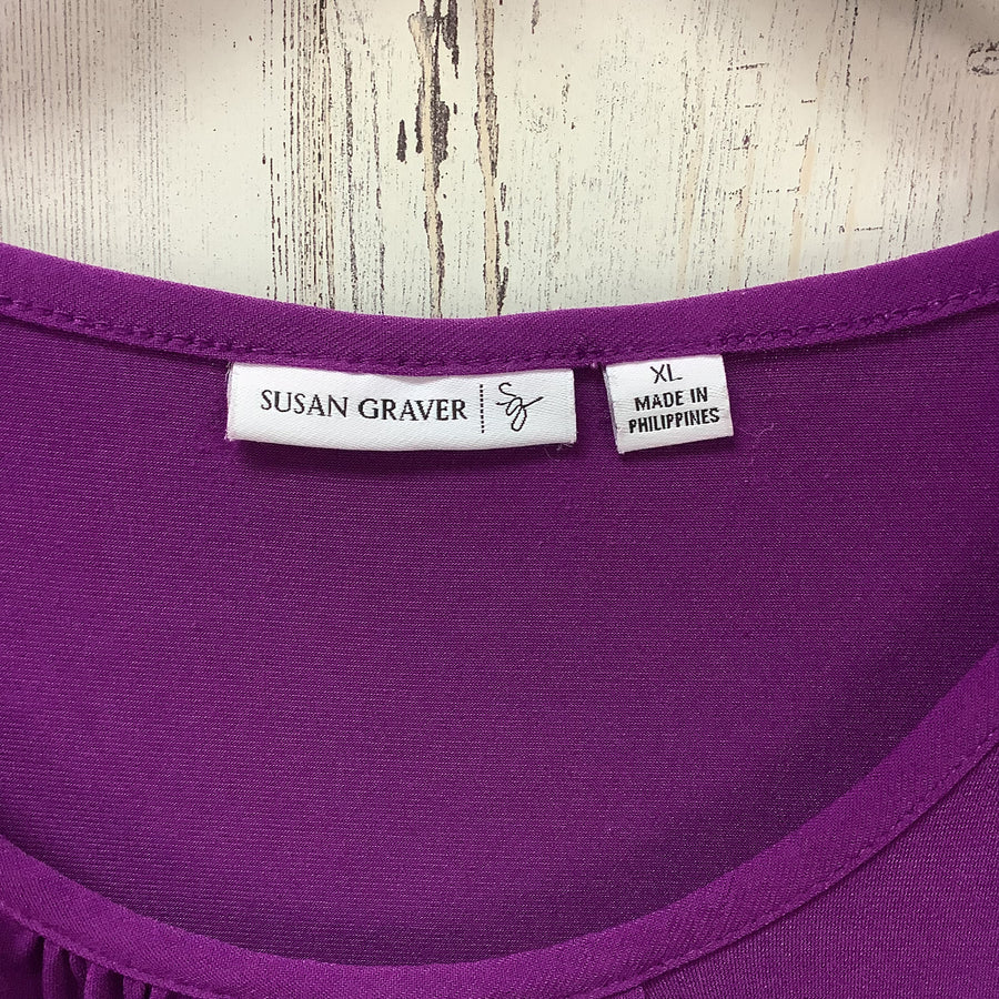 Susan Graver Size XL Curvy Shirt