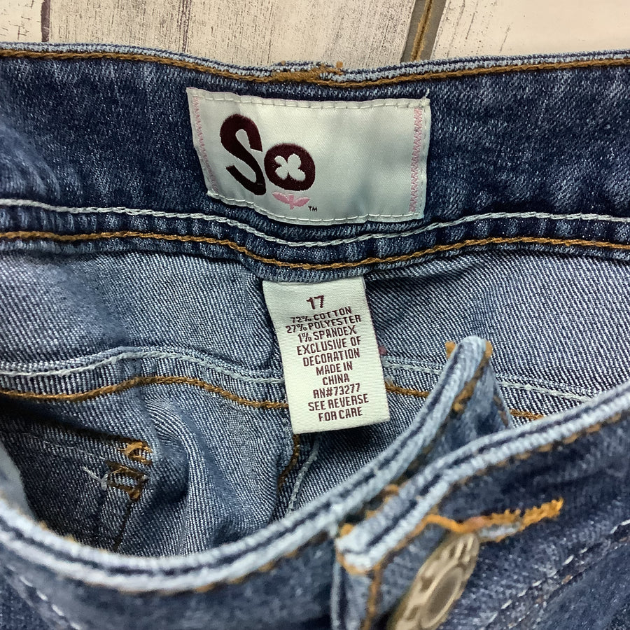 SO Size 17 Junior Jeans