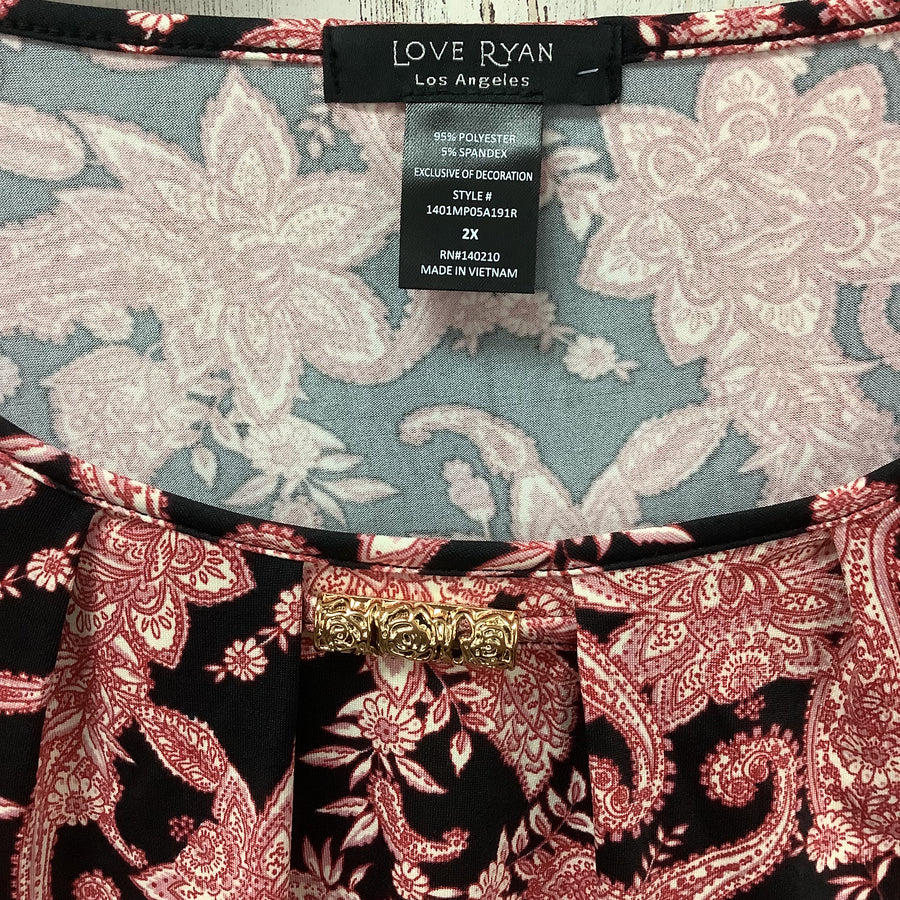 Love Ryan Size 2X Curvy Shirts & Blouses