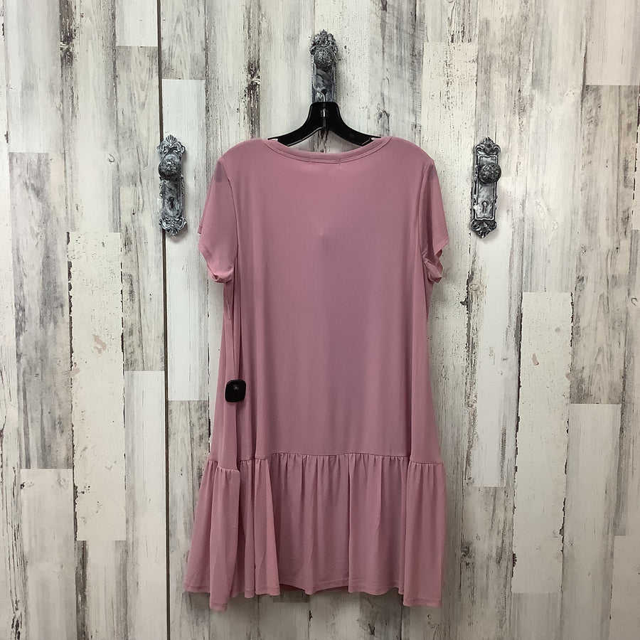 No Comment Size 1X Dusty Mauve Tunic