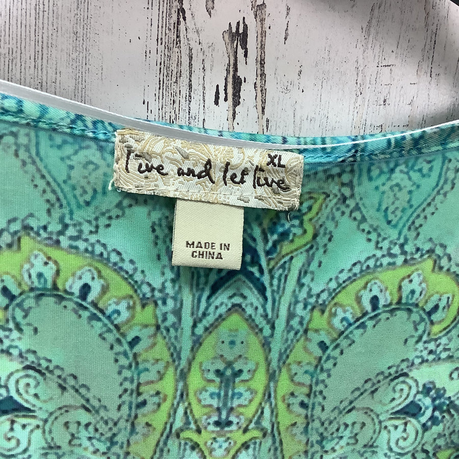 live and let live Size XL Curvy Shirts & Blouses