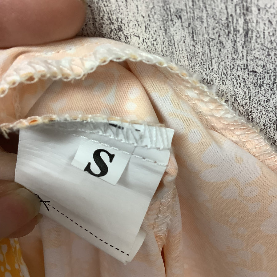 Size Small Yellow Retro Junior Sundress