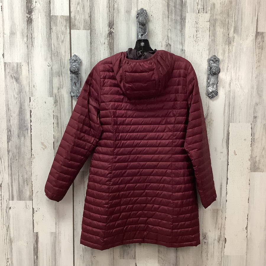 Eddie Bauer Size Med Burgundy Coat