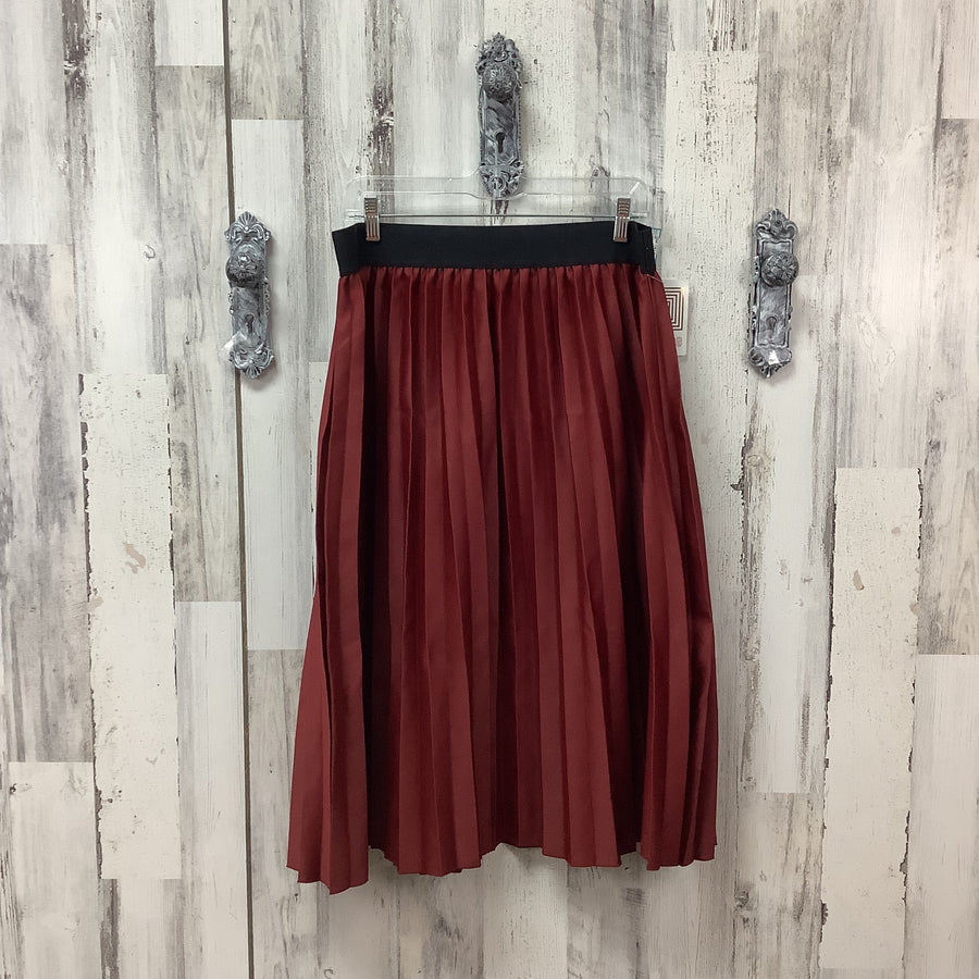 Lu La Roe JILL Size XL Red Accordion Skirt