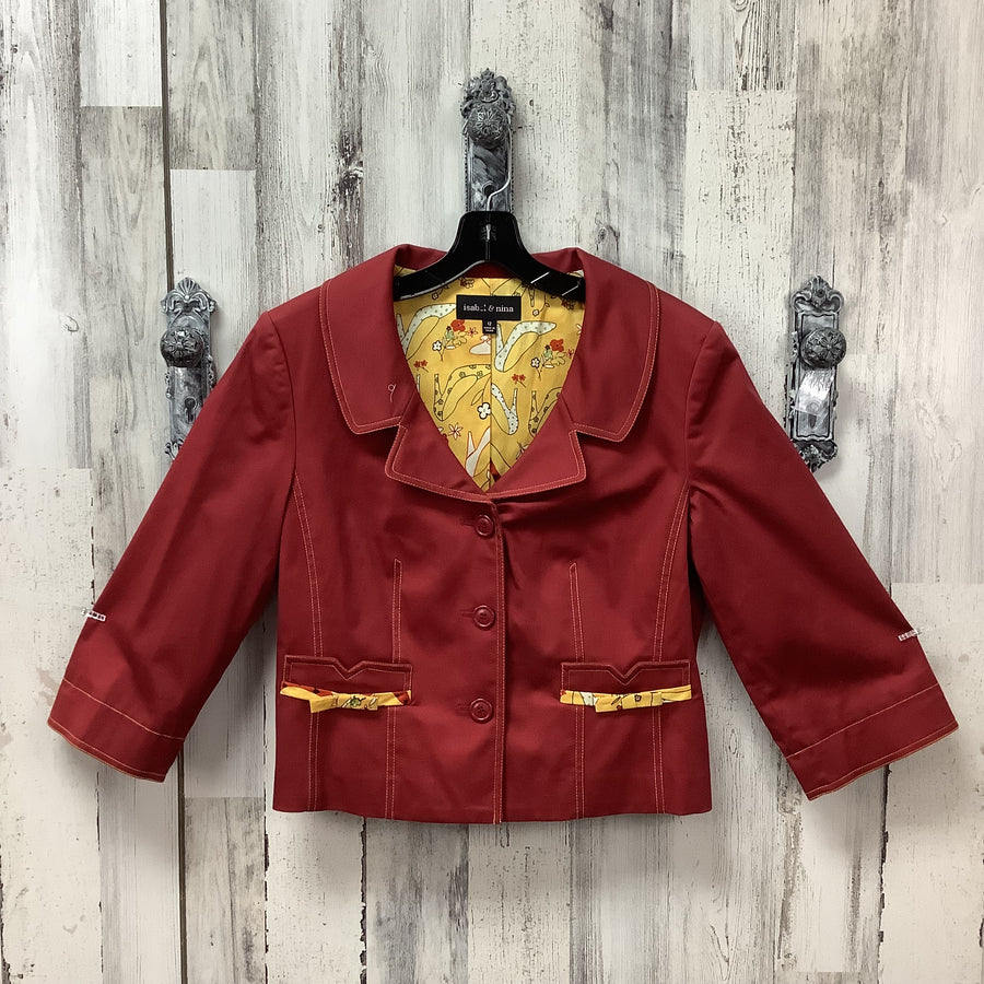 isabel & nina Size 12 Quirky Fashionista Print Lining Jacket