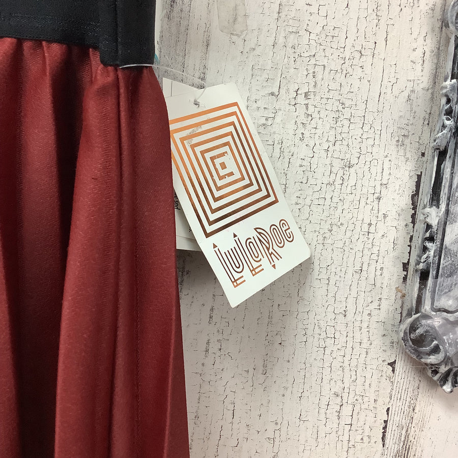 Lu La Roe JILL Size XL Red Accordion Skirt