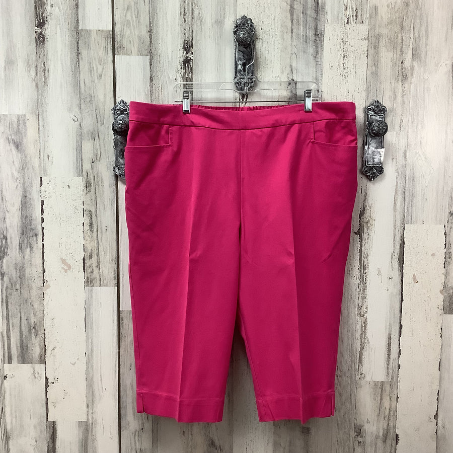 Isaac Mizrahi Size 22 W Curvy Capris