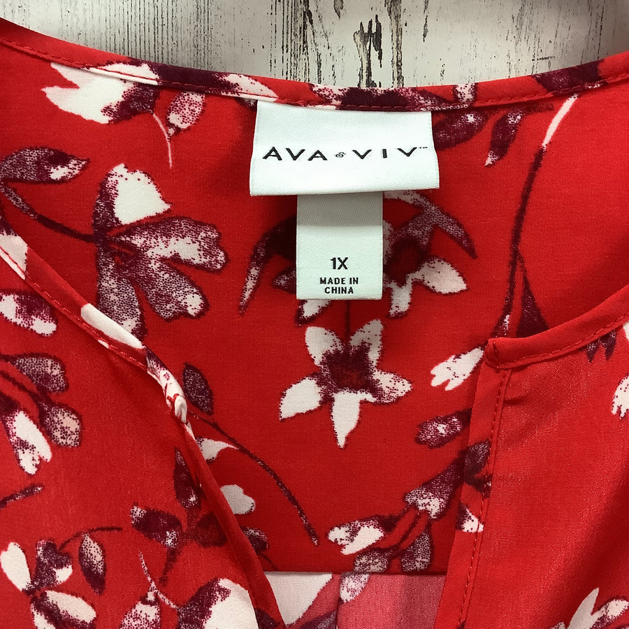 Ava & Viv Size 1X Curvy Shirts & Blouses