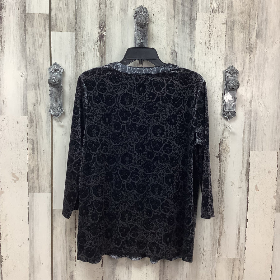 Croft & Barrow Size Med Velvet Blouse